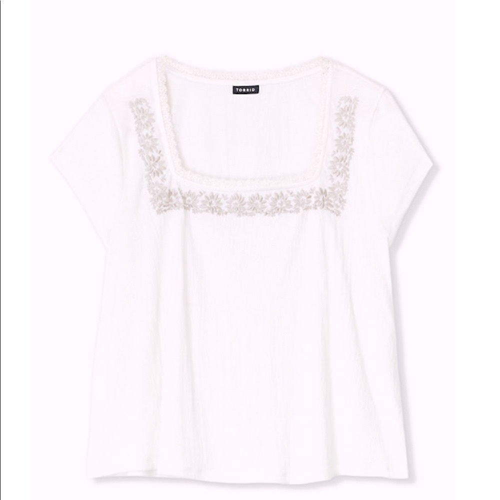 Torrid Embroidered Top